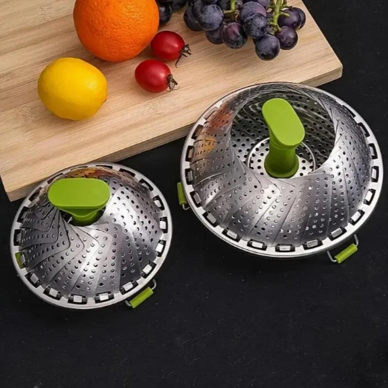 Kit de 2 Bandejas Vaporizadoras Modern House™  / Perfeita para Cozinhar no Vapor com Sabor e Saúde!