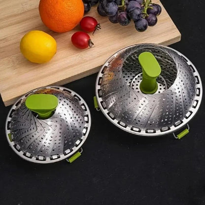 Kit de 2 Bandejas Vaporizadoras Modern House™  / Perfeita para Cozinhar no Vapor com Sabor e Saúde!