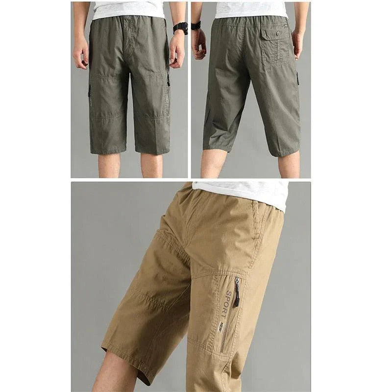 Bermuda Masculina Lion™ Estilo Cargo / Bolsos Seguros, Estilo Atemporal e Caimento na Medida Certa!