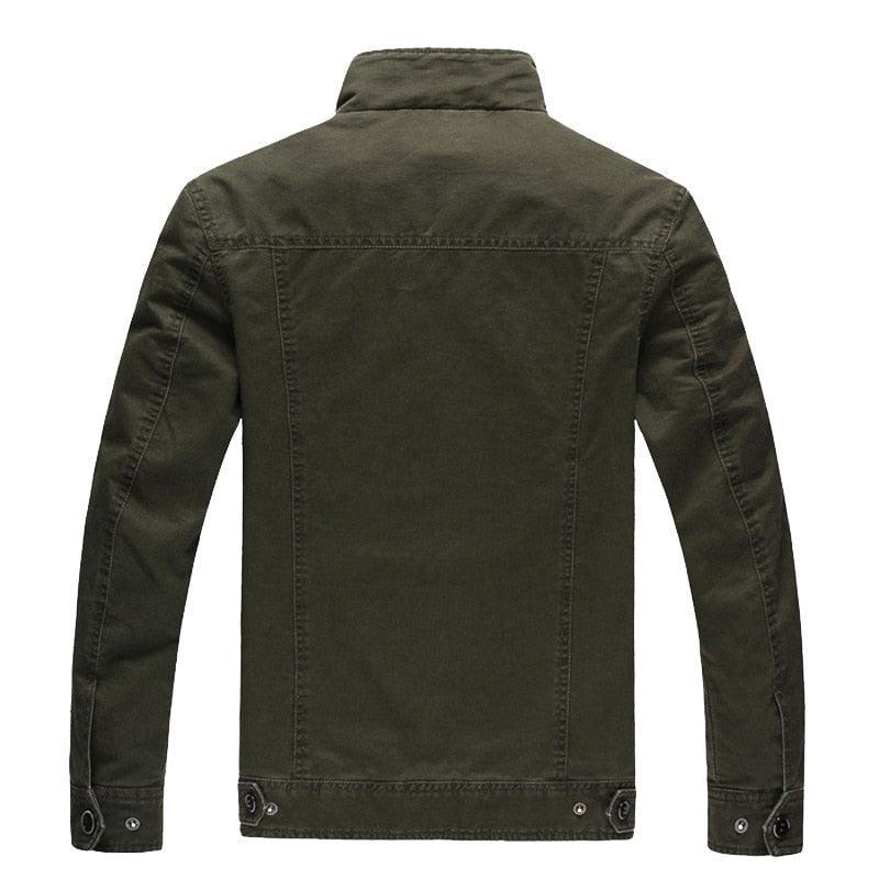 Jaqueta Masculina Jeans Inspirada no Exército Americano - Warmjeans / Jaqueta Tática Para Você Que Ama o Estilo Militar!