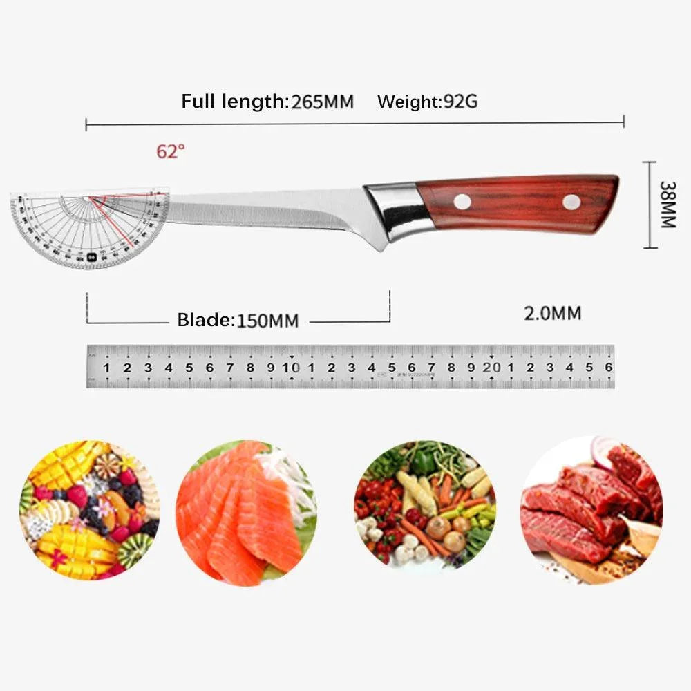 (Compre 2 e Leve 3) Faca Chef Dominus™ Profissional -  Controle Total e Precisão Cirúrgica / Cozinhe Como um Mestre e Diga Adeus aos Cortes Irregulares!