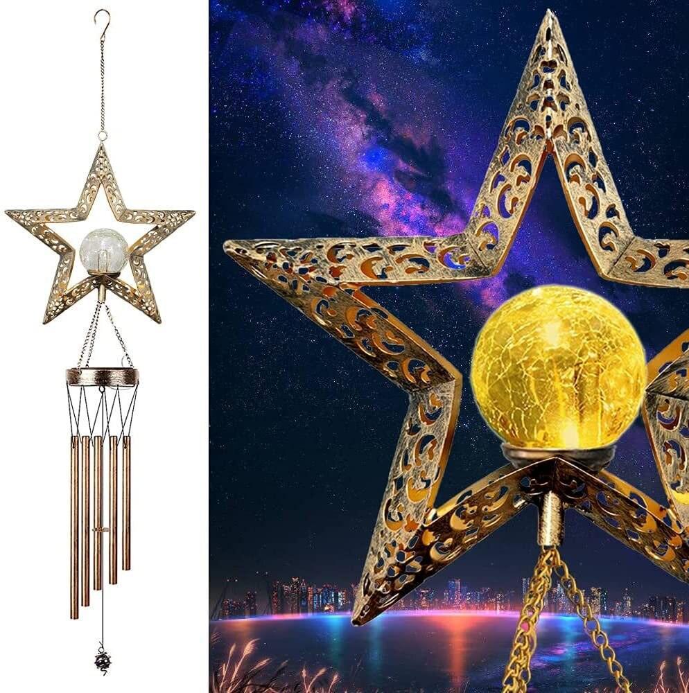Luminária Decorativa - Beleza Estelar / Movida a Luz Solar Com Um Super Design Incrível Para Decorar Seu Ambiente!