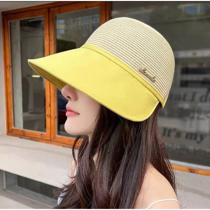 (Promoção Compre 1 Leve 2) Boné Estilo Sombreiro Soleil Charme™ - Seu Toque Elegante para Dias Ensolarados de Primavera e Verão!