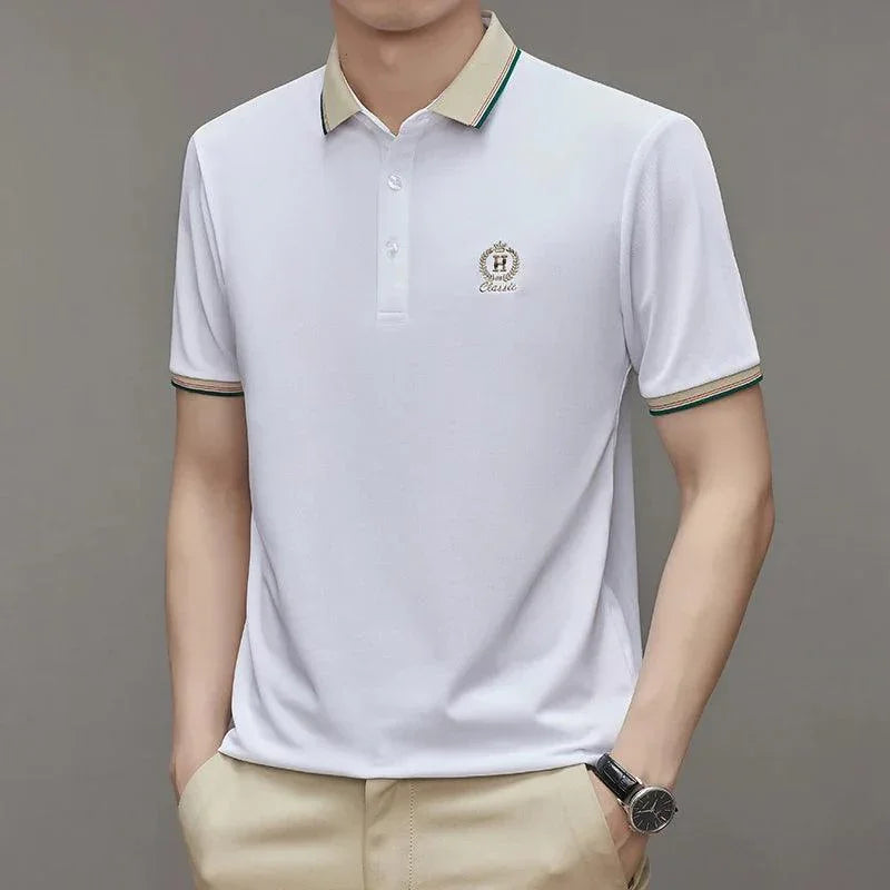 Camiseta Polo Hero Classic™ Luxo Casual / Elegância e Conforto para o Seu Dia a Dia!