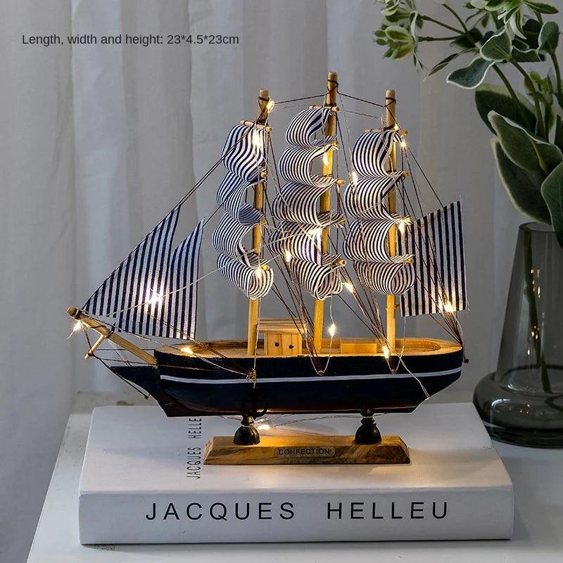 Barco Decorativo Veleiro - Orgulho Naval / A Opção Perfeita Para Decorar Qualquer Ambiente!