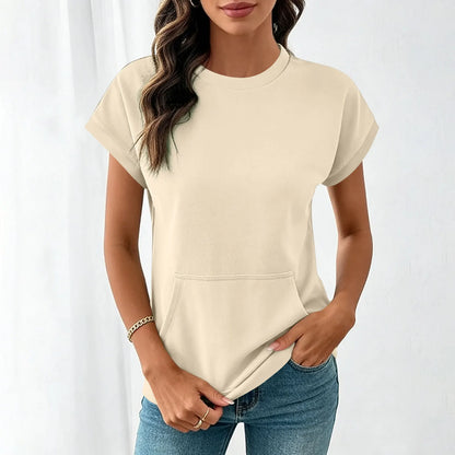 Camiseta Elara™ Com Caimento Leve e Visual Minimalista