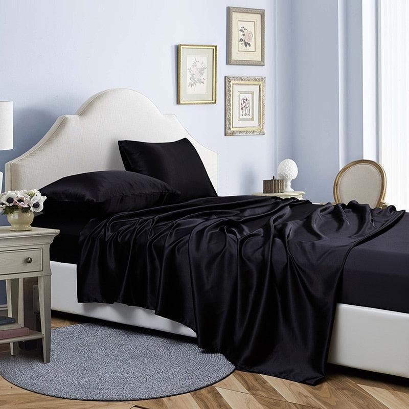 Jogo de Cama em Cetim 4 pçs - LuxorSilk / Onde o Luxo Encontra o Conforto!