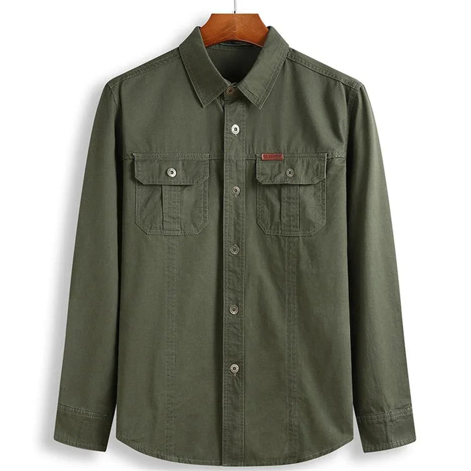 Camisa Flanelada com Modelagem Plus Size Masculina - GentleFit / Um Toque de Estilo e Confiança para o seu Guarda-Roupa!