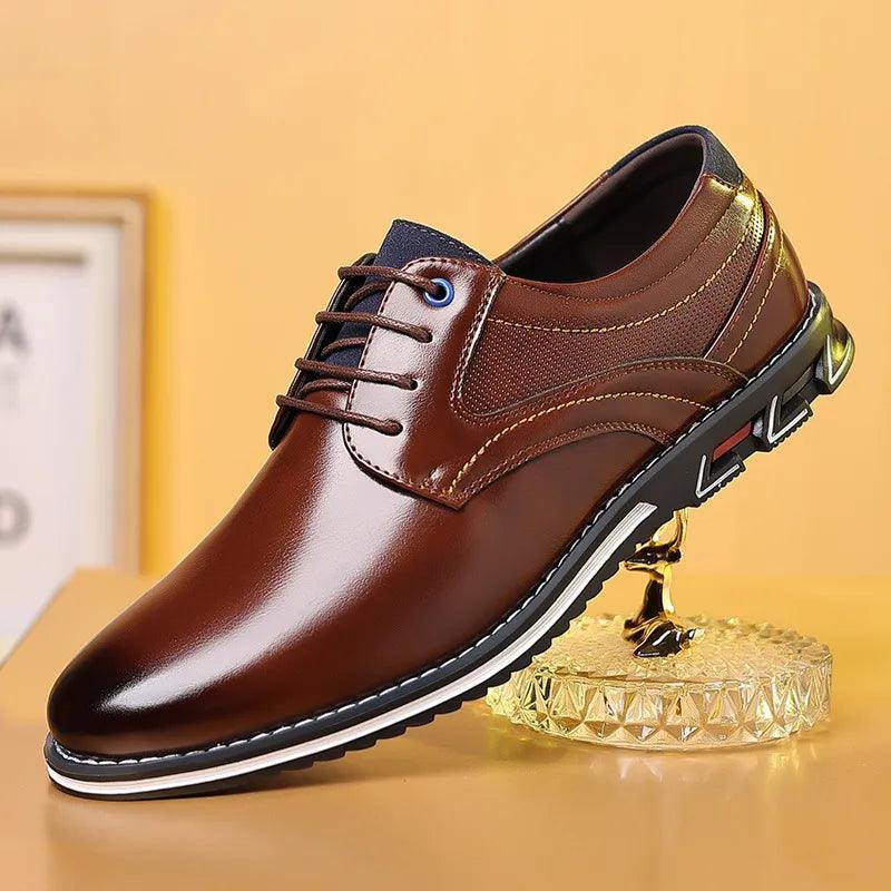Sapato Masculino em Couro PU - Save Men  / Estilo e Conforto Unidos em Um só Sapato!