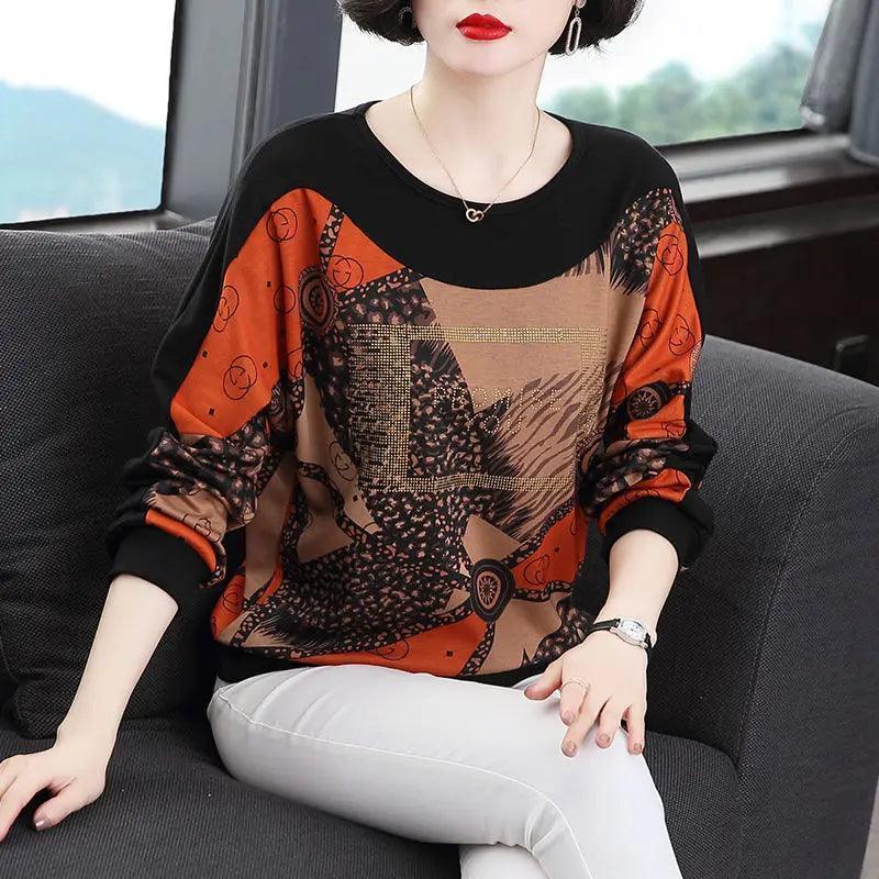 Blusa Luísa™ com Detalhes Abstratos / Sofisticação e Conforto para a Mulher Contemporânea!