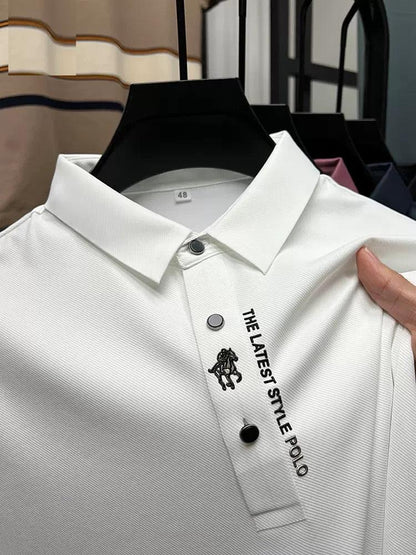 Polo de Alto Padrão GolfStar™  / A Camiseta do Homem que Adora se Vestir com Luxo & Requinte!