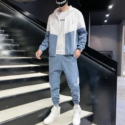 Conjunto Medellín™ com Design Bicolor e Visual Esportivo