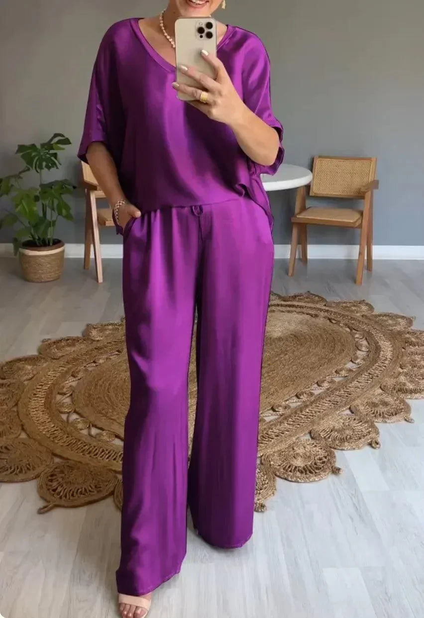 Conjunto Dubai™ em Cetim Luxuoso / Brilho, Conforto e Sofisticação para Cada Ocasião!