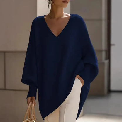 Suéter Genebra™ em Tricô Macio Premium com Modelagem Oversized
