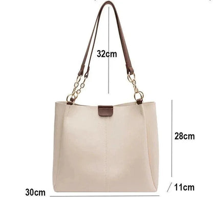 Conjunto de Bolsa de Ombro + Bolsa de Mão Marselha™ Moda Francesa