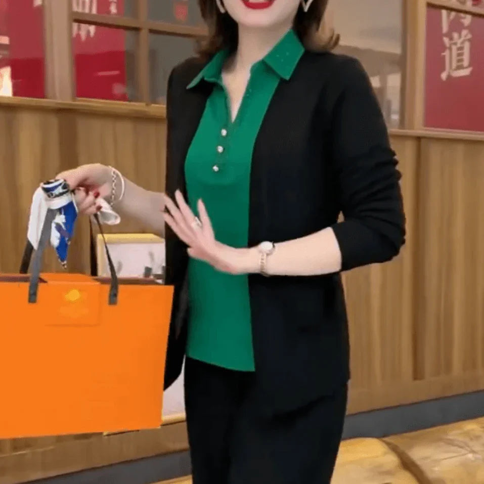 Blusinha Polo Charm™ Modelo 2 em 1 / A Mais Confortável e Estilosa do Mercado!