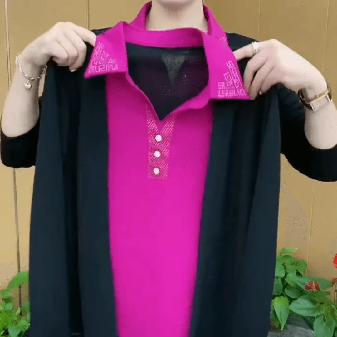 Blusinha Polo Charm™ Modelo 2 em 1 / A Mais Confortável e Estilosa do Mercado!