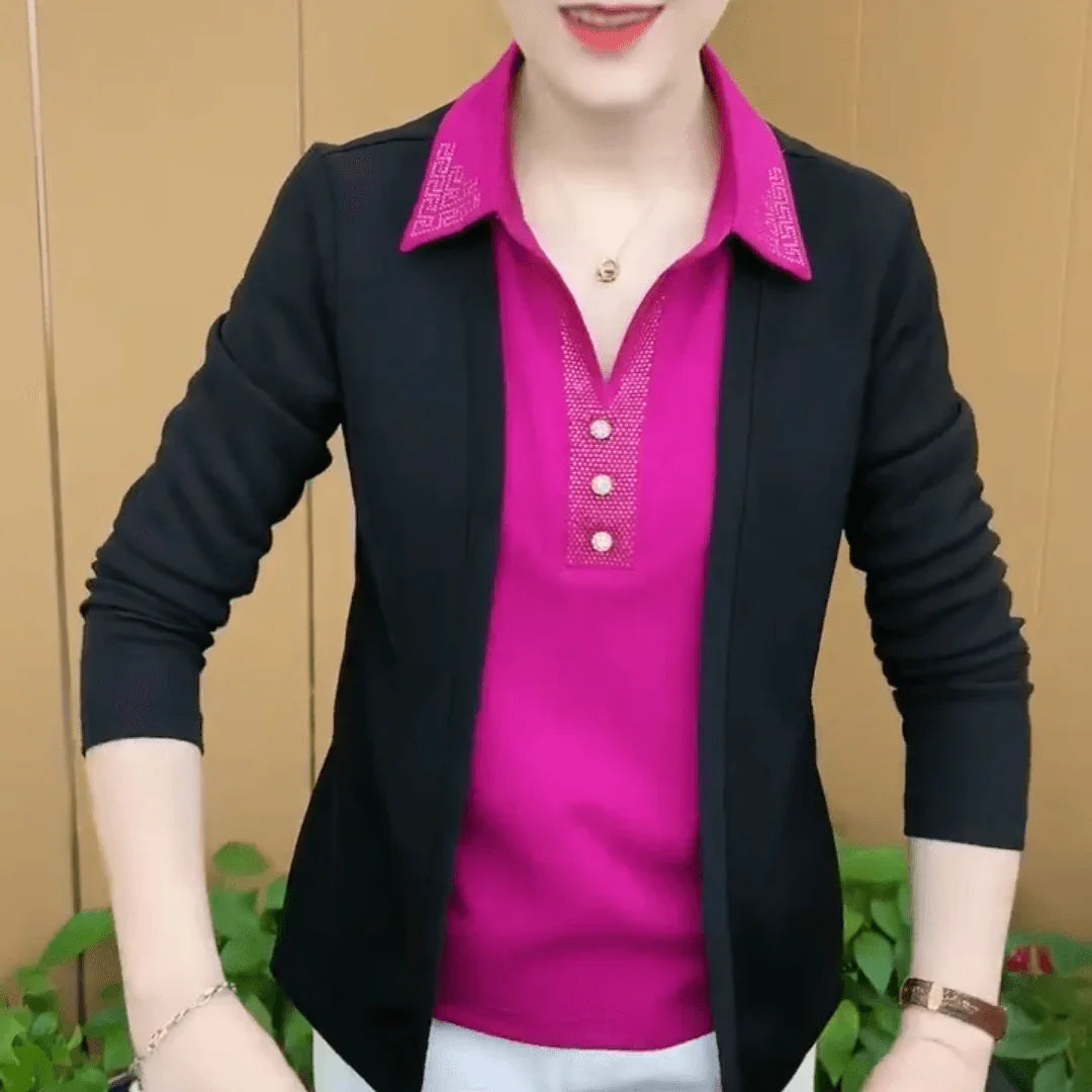 Blusinha Polo Charm™ Modelo 2 em 1 / A Mais Confortável e Estilosa do Mercado!