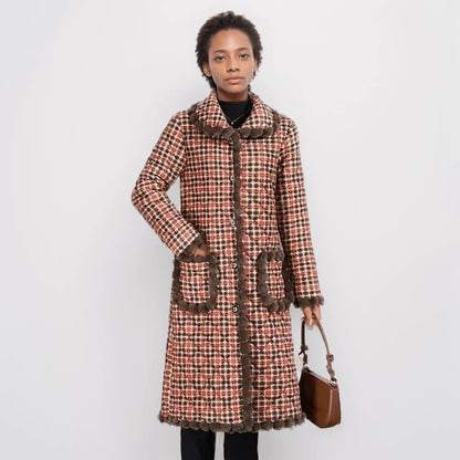 Casaco Bordeaux™ em Sherpa e Algodão / Aconchego e Estilo para os Dias Mais Frios do Ano!