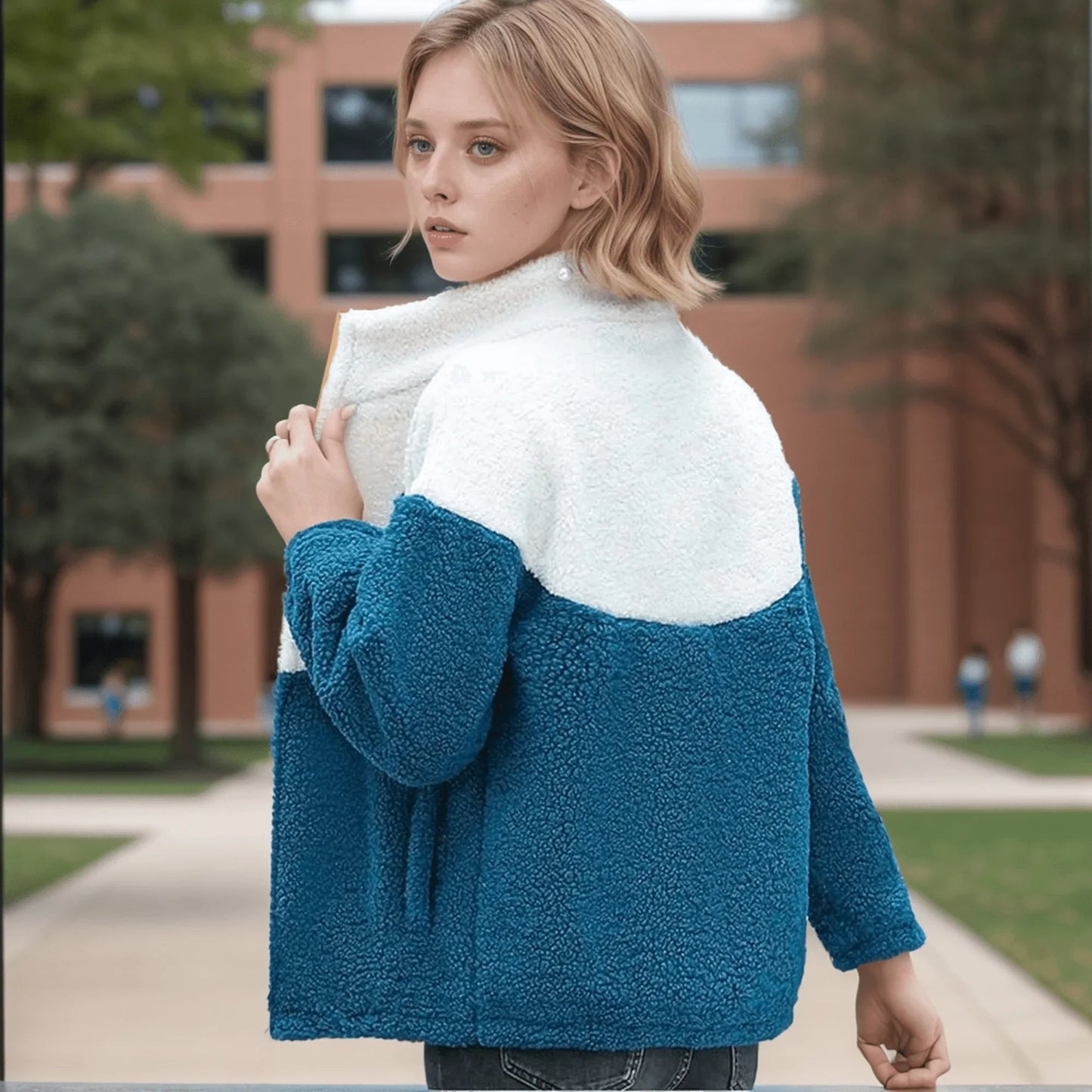 Jaqueta Plush Hera™ Peluciada / Conforto, Estilo e Aconchego para o Inverno 2024!