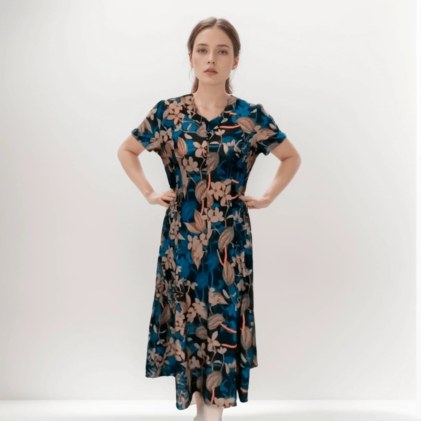 Vestido Dorothy Super Soltinho com Estampa Floral / O Estilo Casual Floral Chique Que Toda Mulher Precisa!