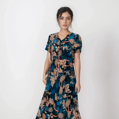 Vestido Dorothy Super Soltinho com Estampa Floral / O Estilo Casual Floral Chique Que Toda Mulher Precisa!