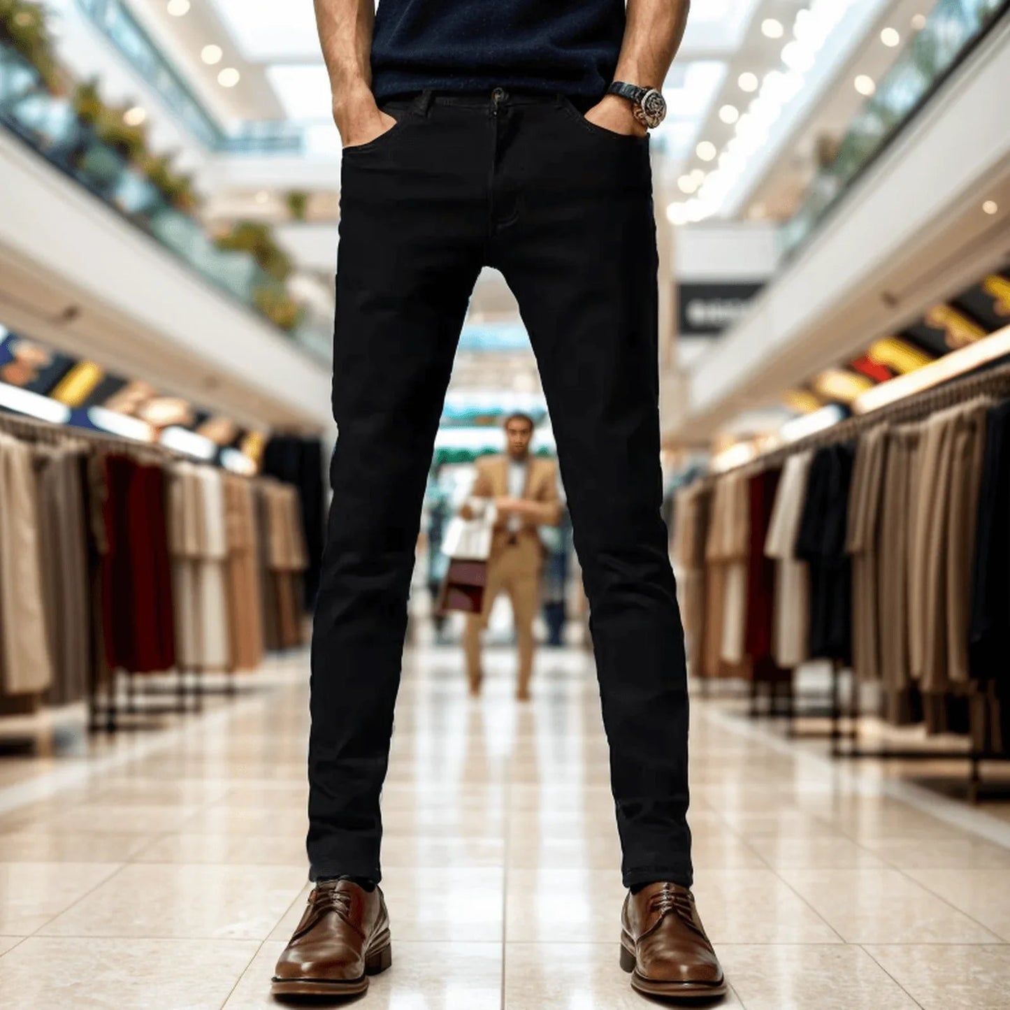 Calça Jeans Masculina Hércules™ Com Tecnologia Hidrofóbica/ A Escolha Definitiva em Resistência, Conforto e Estilo!