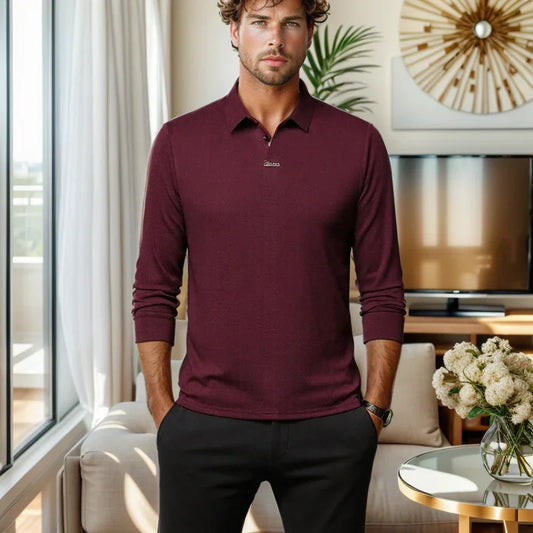 Camisa Polo Legacy™ em Malha Refinada com Caimento Slim / A Escolha de Quem Comanda com Estilo!