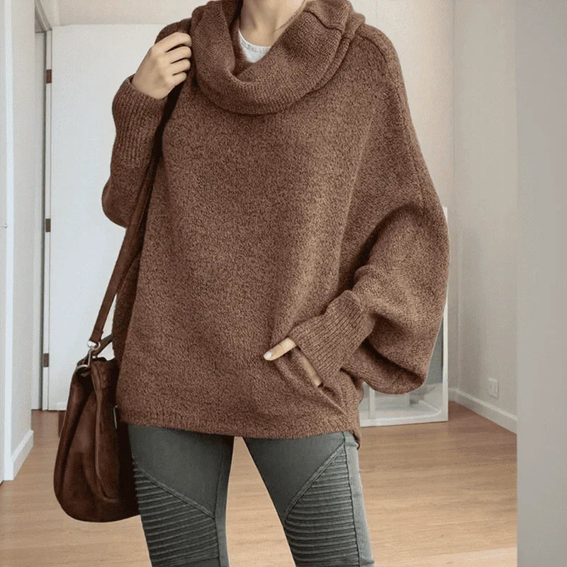 Suéter Lahoma™ em Tricô de Algodão / Estilo Solto com Conforto que Abraça