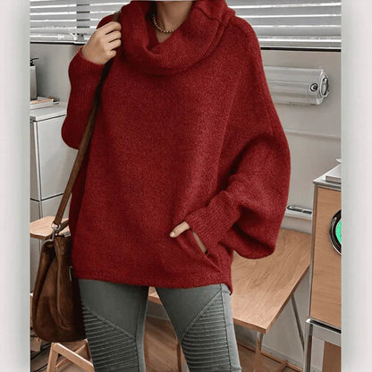 Suéter Lahoma™ em Tricô de Algodão / Estilo Solto com Conforto que Abraça