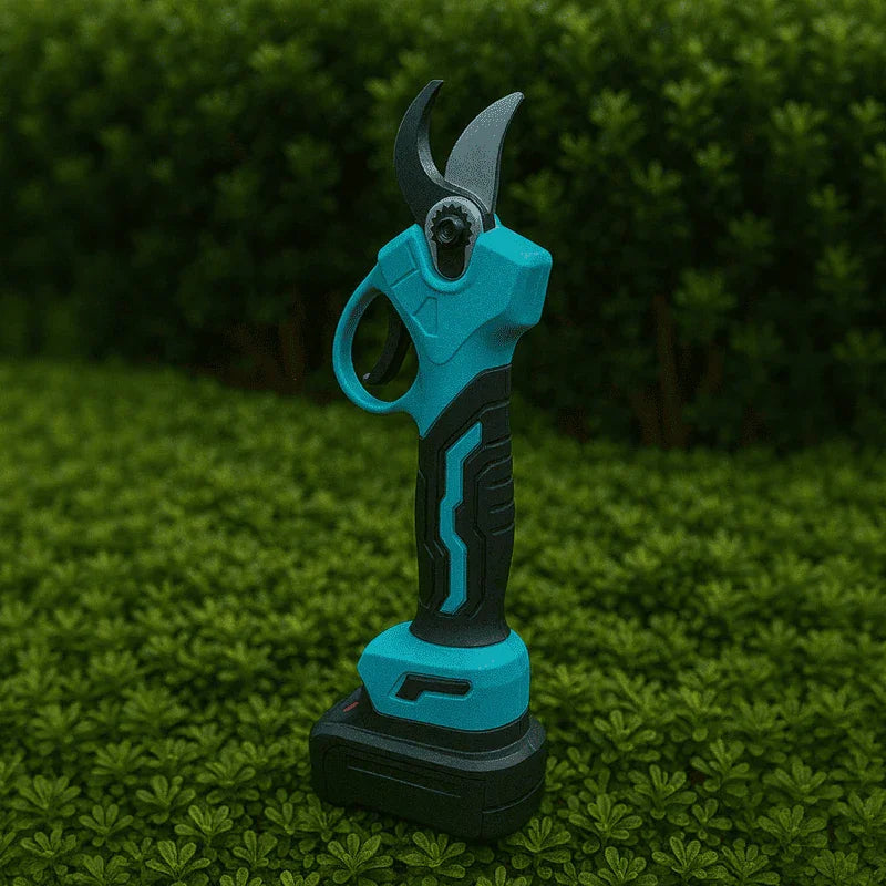 Tesoura de Poda Modern Lar™ com Lâmina SK5 e Motor Elétrico / Design Ergonômico para Cortes Limpos e Rápidos no Seu Jardim!