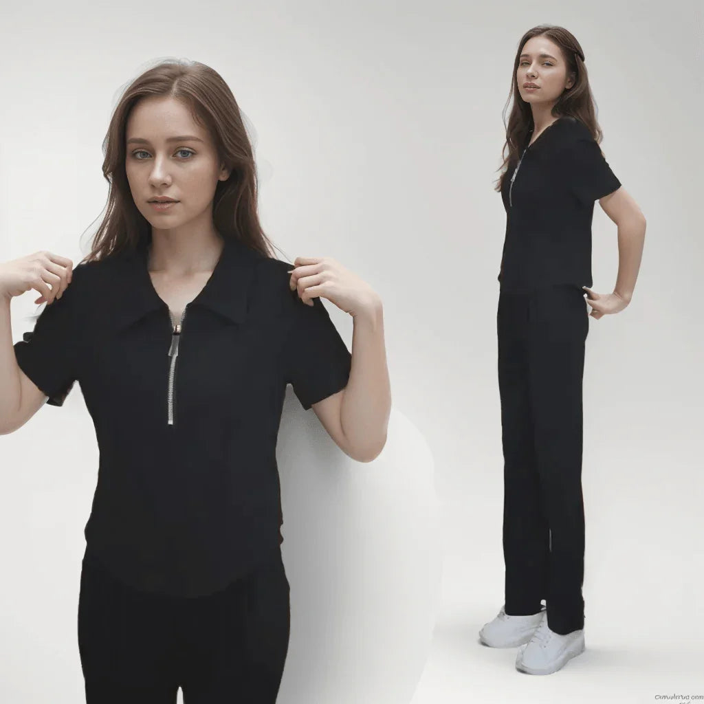 Conjunto Esportivo Gianna™ Movimente-se com Liberdade e Feminilidade!