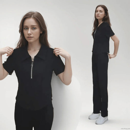 Conjunto Esportivo Gianna™ Movimente-se com Liberdade e Feminilidade!