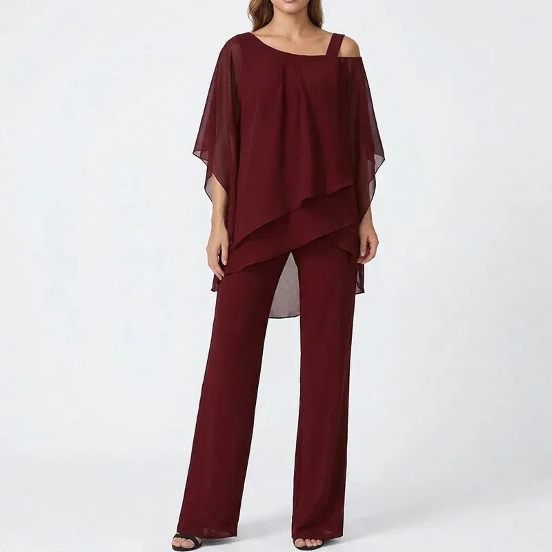 Conjunto Tóquio™ em Viscose Premium com Mangas Translúcidas