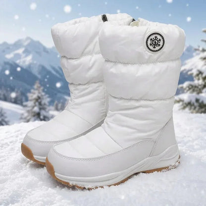 Botas de Inverno Estocolmo™ Forradas e Acolchoadas com Solado Tratorado Antiderrapante