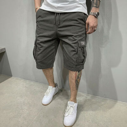 Bermuda Liam™ em Sarja Premium com Bolsos Cargos Amplos