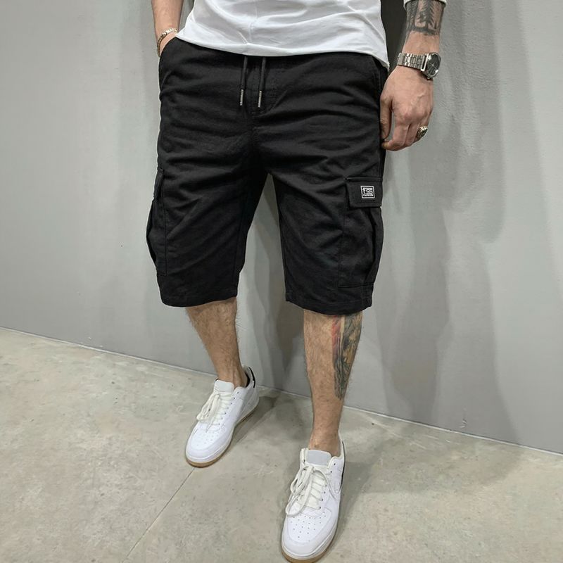 Bermuda Liam™ em Sarja Premium com Bolsos Cargos Amplos