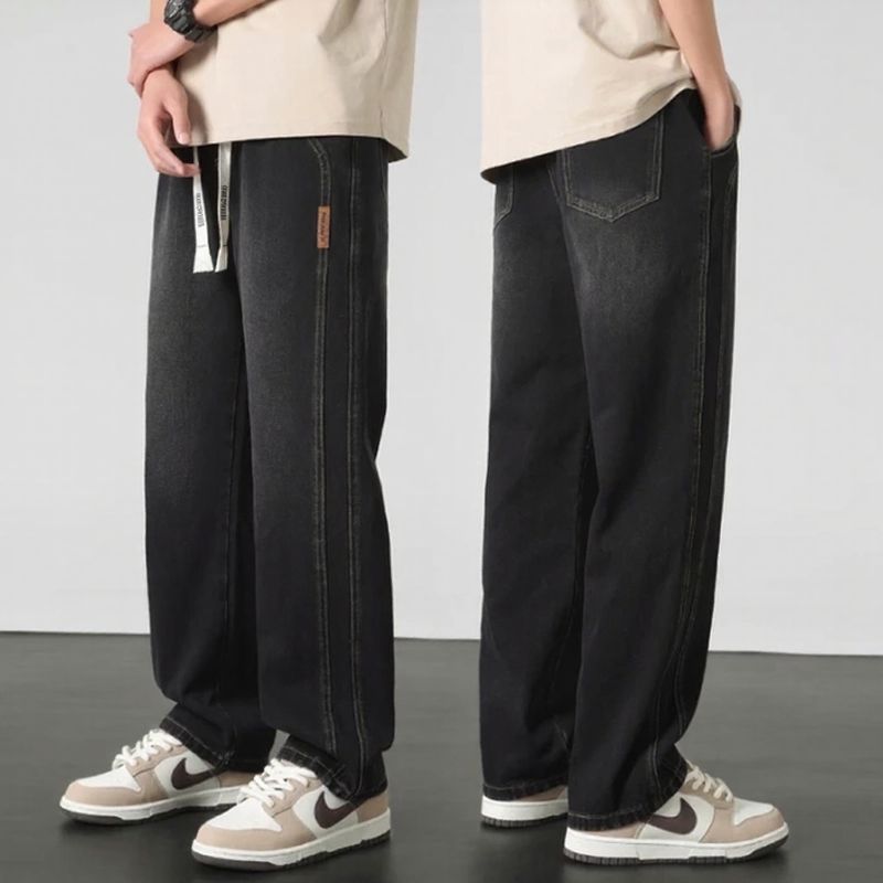 Calça Jeans Toronto™ com Ajuste em Cordão e Caimento Solto