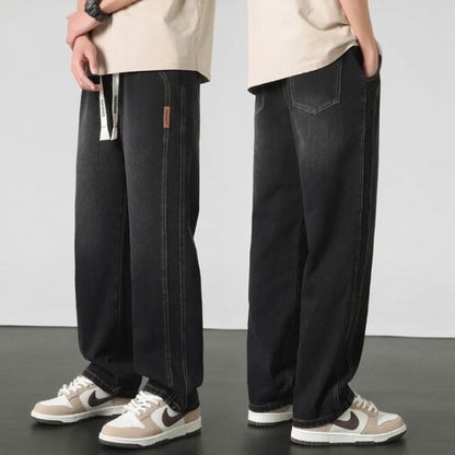 Calça Jeans Toronto™ com Ajuste em Cordão e Caimento Solto