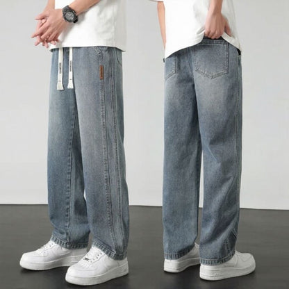 Calça Jeans Toronto™ com Ajuste em Cordão e Caimento Solto