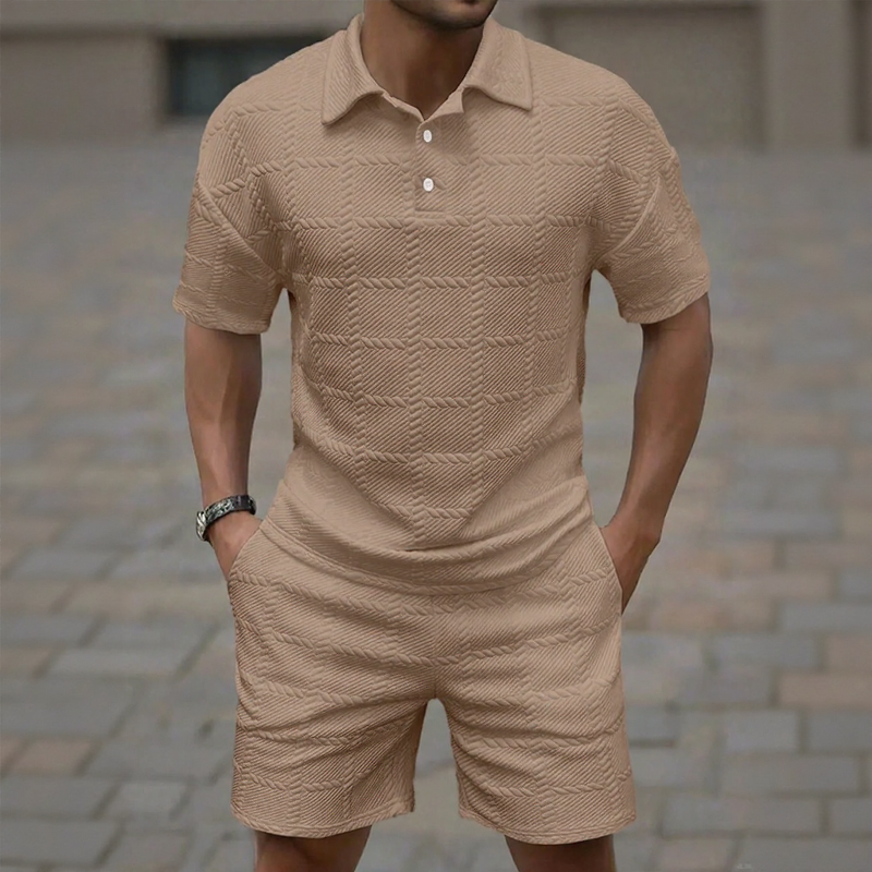 Conjunto Draven™ com Tecido Texturizado Premium e Estilo Contemporâneo