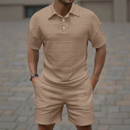 Conjunto Draven™ com Tecido Texturizado Premium e Estilo Contemporâneo