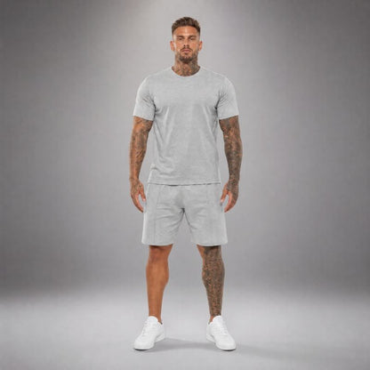 Conjunto Bryan™ Camiseta Básica e Shorts com Bolsos Laterais