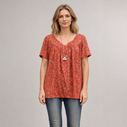 [COMPRE 2 E LEVE 3] Blusa Lisboa™ em Viscose Premium com Decote em V