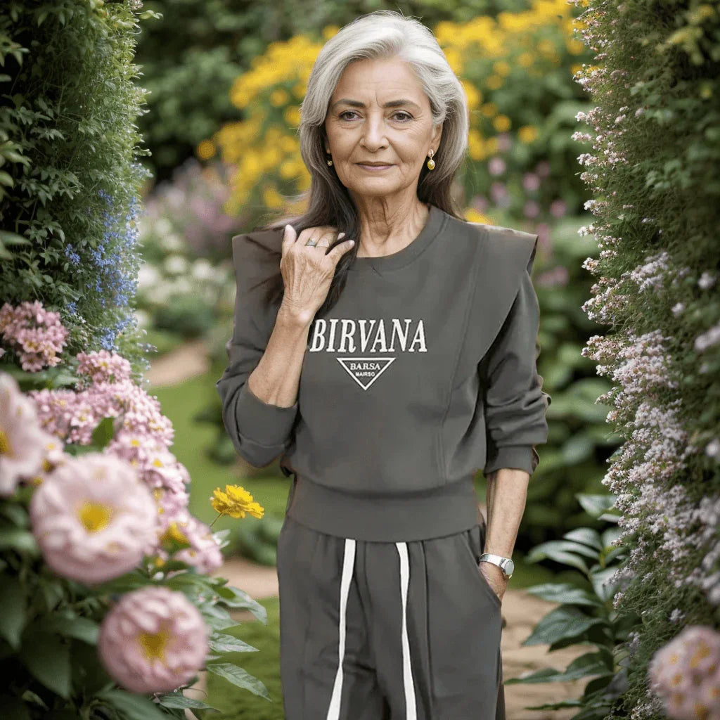 Conjunto Birvana™ de Blusa + Calça em Moletinho / Design Chique e Conforto Incomparável!