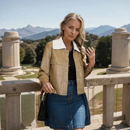 Jaqueta Vienne™ Vintage / O Ápice do Estilo Outono-Inverno Europeu!