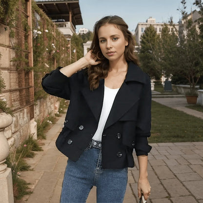 Jaqueta Estilo Blazer Ariella™  / A União Perfeita de Elegância e Conforto para Todas as Estações!