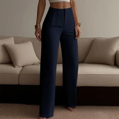 Calça Monvera™ Em Alfaiataria Premium com Cintura Esculpida