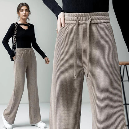 Calça Super Soltinha Palace™ com Interior Forrado / Elegância, Charme e Versatilidade para o Inverno 2025!