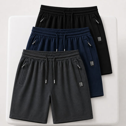 Shorts Iron™ em Algodão Premium com Tecnologia Refrescante